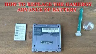 HOW TO REPLACE A GBA SP BATTERY