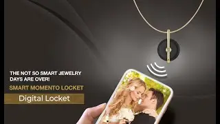 NFC Jewelry /  Momento Digital Locket by Galatea
