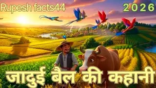 🐂जादुई बैल की कहानी 🐂✨ | Magical Ox Story in Hindi | 10 मिनट की हिंदी कहानी | Kids Moral Story