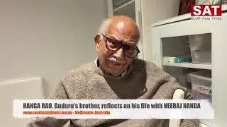 RANGA RAO talks to NEERAJ NANDA about the 60-year marital journey of his brother Guduru with Uma.
