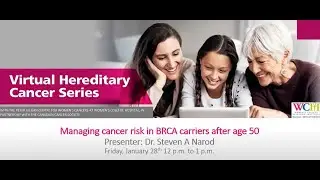 Managing cancer risk in BRCA carriers over 50