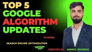 Top 5 Google Algorithm Updates | SEO Algorithm | Panda, Penguin,  Hummingbird, Pigeon & RankBrain