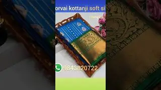 🤩koravai kottanji softsilk sarees #shorts #saree #korvai #silk #trending