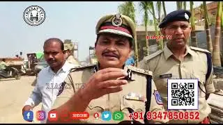 CP MAHESH BHAGWAT IPS HAS VISITED YADADRI TEMPLE  AND REVIEWED THE SECURITY ARRANGEMENTS. 27MAR 2022