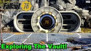 Fallout 76 Gameplay - Exploring Vault 76