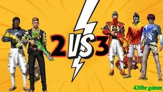 free fire 2 v 3 custom match ||  Free Fire Epic custom match Gameplay || free fire clash fite