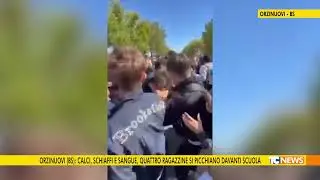 Orzinuovi (BS): calci, schiaffi e sangue, quattro ragazzine si picchiano davanti scuola