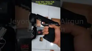 Perbedaan 4 unit airgun WG 321 big valve, HK 45 Full Upgrade, Glock 19 Standard #airgun #perbakin 