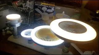 From The Workbench: Bell & Howell, Feit/Menards, Amazon LED Socket Fan Roundup #1 Test & Comparison