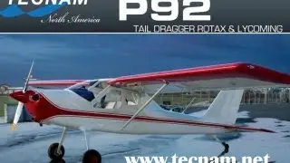 Tecnam P92 taildragger, Lycoming powered Tecnam P92 all metal tail-dragger light sport aircraft.