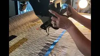 Freehand quilting, in REAL TIME