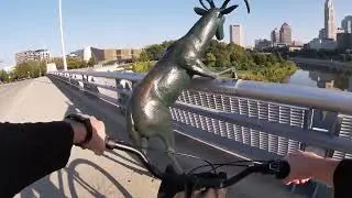 Vets Memorial- COSI-Bridges-Columbus Ohio 4K