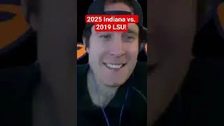 2025 Indiana vs. 2019 LSU! Who wins??? #football #podcast #lesismoresports #trending