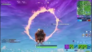 Fortnite | Season 8 Week 10 Challenges | How to: Launch through flaming hoops with a Cannon!