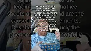 Sailing Stones #science #shorts