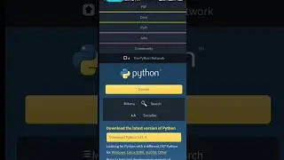 How to download Python IDE python download kaise kre#trending#python #short #viral#pythondeveloper