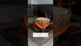 Tutorial: How to separate coconut meat from mature #coconut