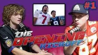 Is Bryce Young Better than CJ Stroud..? and NFL Week 1 Predictions | The Opening Kickoff Ep. 1