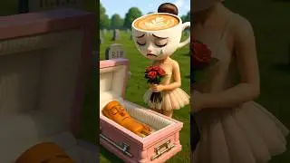 Tung Tung Tung Sahur is dead! Ballerina Capuccina is heartbroken! Oh no! He came back as a zombie!!