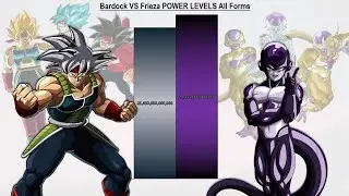 Bardock VS Frieza POWER LEVELS All Forms - DBZ / DBS / SDBH