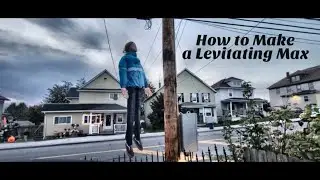 &lsquo;Stranger Things&rsquo; Halloween display with levitating / Floating Max Diy Prop