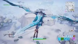 New fortnite Fyra skin and first game dub in new ice storm solos!