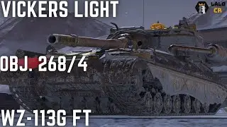 Vickers Light, WZ-113G FT, Object 268/4 : World of Tanks Blitz🔥