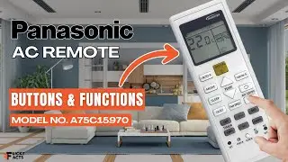 Кнопки и функции пульта дистанционного управления кондиционера Panasonic (модель: A75C15970) | Ру...