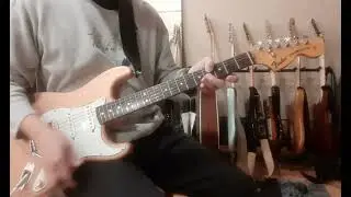 Suhr DSH pickup with BexGears okoume body on fender japan strat and Fender original series cable