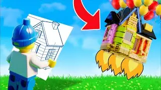 Wir bauen ein FLIEGENDES LEGO HAUS in Fortnite LEGO 🤣(100% lachflash)