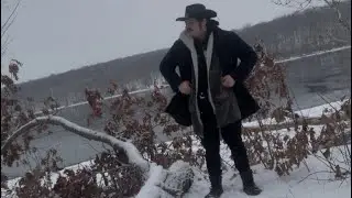 Solo Camping by the River in the snow 1/4/26