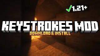 How To Install KeyStrokes Mod in Minecraft 1.21.11
