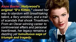 Anne Baxter: Hollywood's Enigmatic Seductress