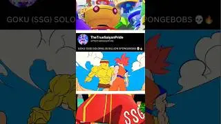 Goku vs SpongeBob #goku #gokuedit #spongebobedit #dragonballsuper #anime #ssj #god #dbzedit #shorts