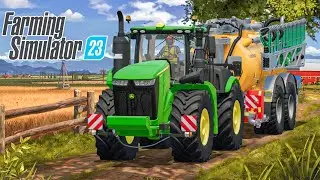 Трактор John Deere с цистерной для жидкого навоза в FS23? Farming Simulator 23