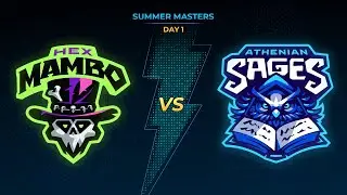 SMITE Pro League Season X Summer Masters Day 1: Hex Mambo vs Athenian Sages