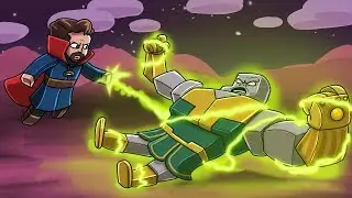 Minecraft Infinity War: DOCTOR STRANGE KILLS THANOS! (Avengers Movie)