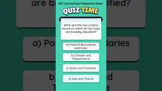 GIS QUIZ (Part- 23) || NEC License Exam Preparation Series ||  #engineeringlicensepreparation #quiz