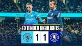 Chelsea vs Manchester City     1 | 1  FULL TIME