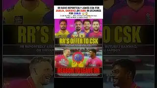 RR condition for Sanju Samson trading to csk #sanjusamson #rajasthanroyals #chennaisuperkings