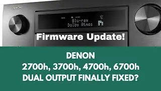 Обновление прошивки Denon Dual Output для AV2700h, 3700h, 4700h, 6700h. Удалось ли исправить проблему?