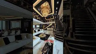 Dubai Luxury Home Tour 🖤 | AI-Reimagined Black & Gold Mansion