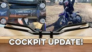 Lowest Dirt Bike Handlebars!! | Chris Birch Pro Series Astra Handlebars installed on the Sherco!