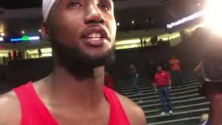 Carlton Bragg after public scrimmage
