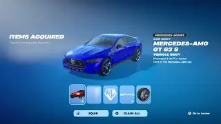 How To Get Mercedes AMG GT 63 S Car Body For FREE! (Fortnite Rocket League)