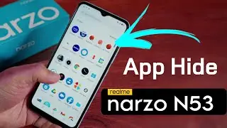 Realme Narzo N53: How to Hide App & Game | Realme Narzo N53 me Apps Hide Kaise kare