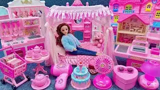 10 minutos de satisfacci&oacute;n con el unboxing del dormitorio y boda princesa Barbie | Rese&ntilde;a ASMR