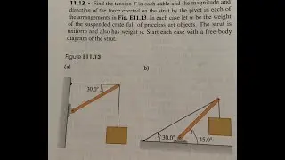 Crane in Equilibrium Physics Problem