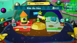 Yoshi's Crafted World - Gameplay - Outer Orbit! Ride the Stars!