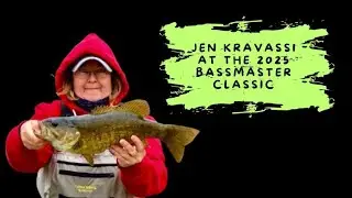 Jen Kravassi of Jekyll Bait Co. at the 2025 Bassmaster Classic